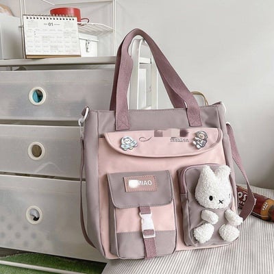 學生補習袋多功能手提帆布包10