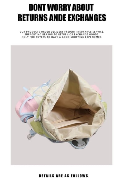 超輕量設計 森系配色機能後背包13