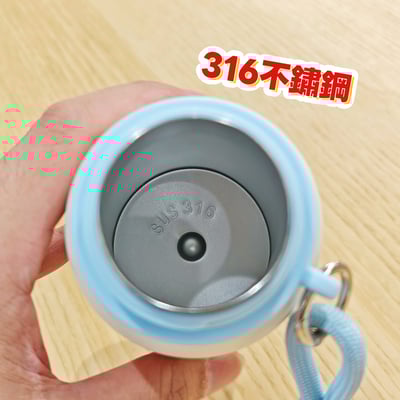 可愛萌寵保溫杯吸管直飲兩用設計13