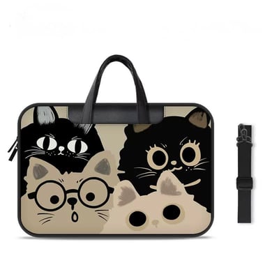 朋友四個半 貓咪夥伴大集合多功能旅行電腦包6