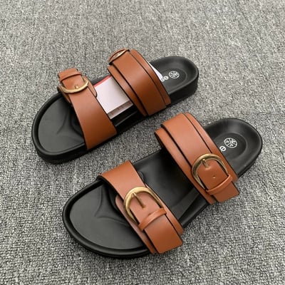 出口外貿夏季百搭一字扣拖鞋3