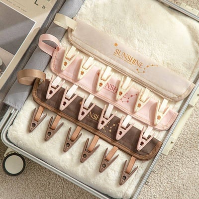 旅行折疊晾衣夾便攜式多夾3入2