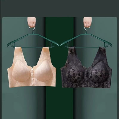 熟齡專屬 貼心設計媽媽前開扣內衣兩件組14