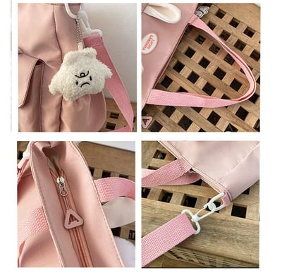 我的補習好夥伴 立體兔子顏值爆表大容量補習包12