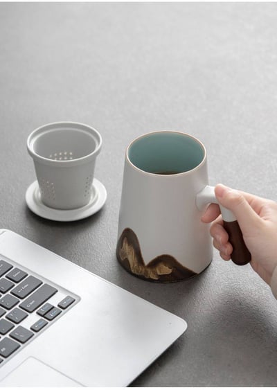 可刻字專屬訂製 江山手工系列陶瓷茶杯組7