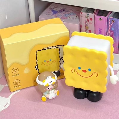 INS風餅乾麵包小夜燈｜高級感床頭氛圍燈・生日閨蜜女友禮物3