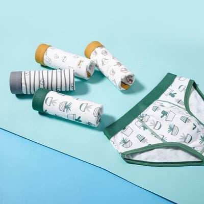 純棉男童小狗動物三角內褲2