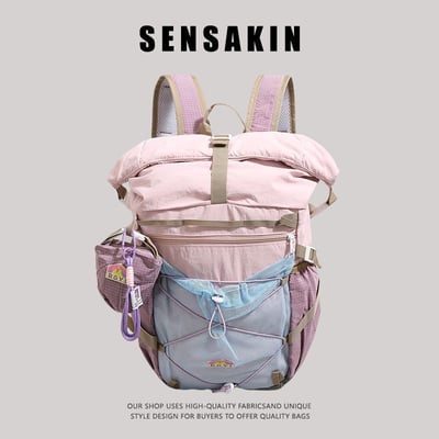 超輕量設計 森系配色機能後背包6