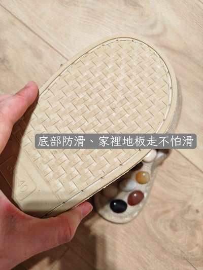 懶人日常養生的小幫手 鵝卵石腳底按摩拖鞋5