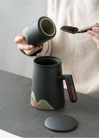 可刻字專屬訂製 江山手工系列陶瓷茶杯組6