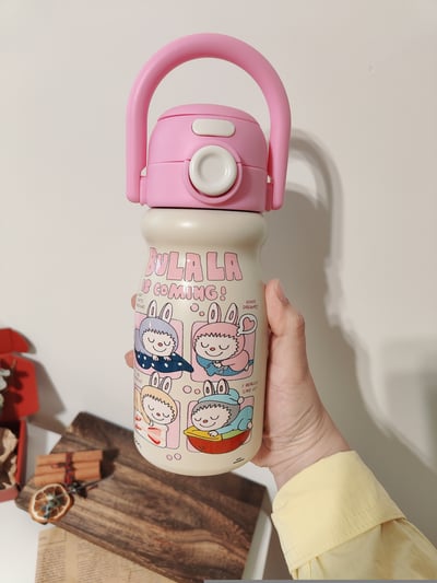 BULALA療癒插畫手提保溫杯4