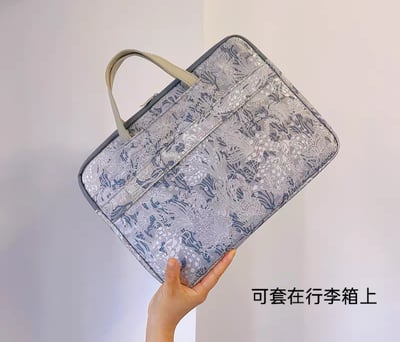 刺繡版珊瑚多功能旅行電腦包5
