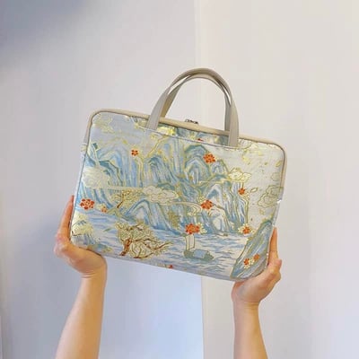 錦繡山河 刺繡山河壯闊感多功能旅行電腦包3