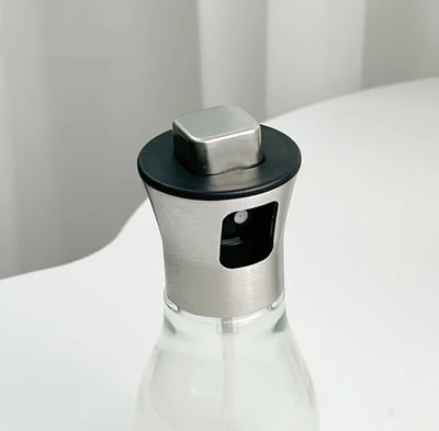 【200ML不掛油噴油壺】 德單出口玻璃烘焙油瓶均勻細霧2