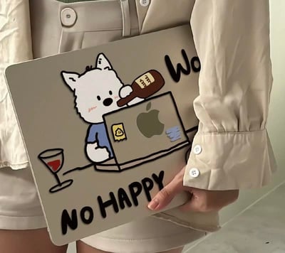 Working dog工作狗狗MAC蘋果筆電保護殼1
