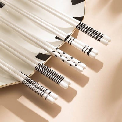 赫本風高顏值陶瓷筷子組3