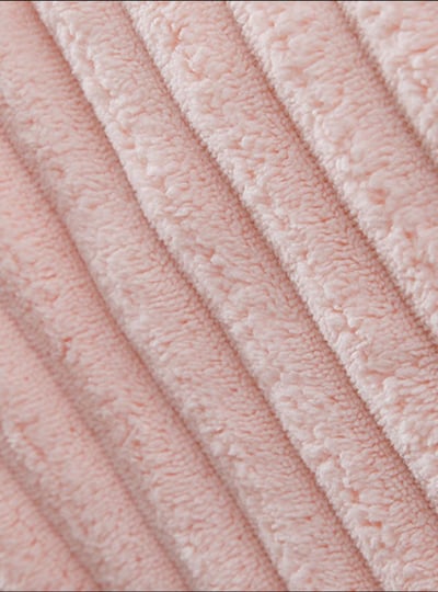 該換浴巾了～糖果條紋加厚珊瑚絨浴巾6