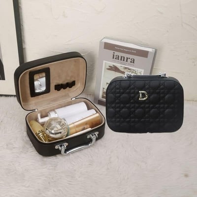 時尚優質小Logo便攜化妝箱 小容量 雙層收納款7