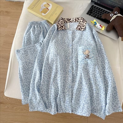 多款系列 優質雲朵綿料舒適長袖睡衣套裝9