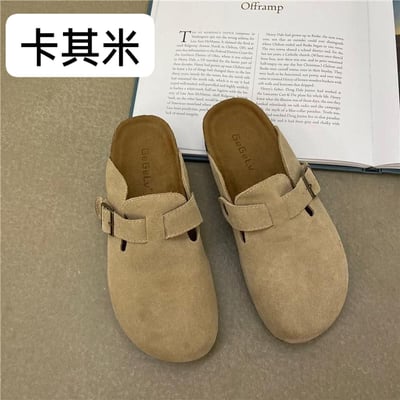 新款平底包頭半拖鞋勃肯鞋6