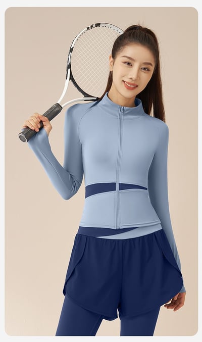 瑜珈普拉提女神套裝 新款顯瘦交叉腰設計運動訓練服1