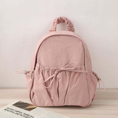 韓國小眾設計尼龍雙肩包7