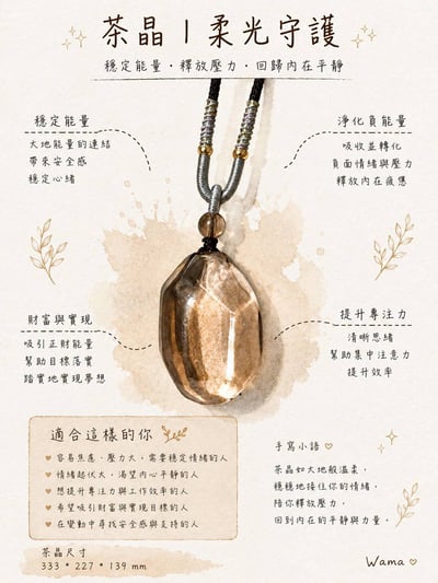 穩定茶晶吊飾1