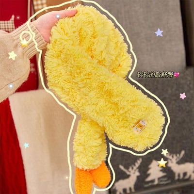 小紅書爆款炸蝦圍巾 秋冬加厚毛絨圍脖3