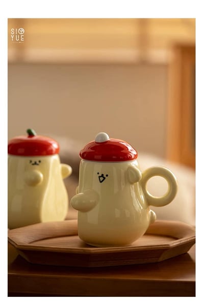 卡哇伊相擁陶瓷抱抱杯9