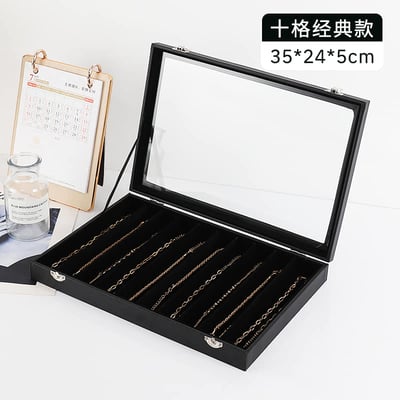 精緻玻璃高雅項鍊首飾盒5