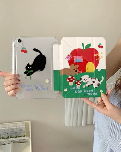 蘋果屋 可愛動物IPad平板保護套5