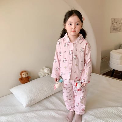 春秋童趣家居服 兒童可愛卡通長袖睡衣套裝4