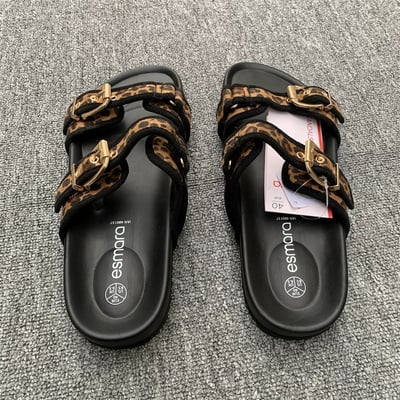 出口外貿夏季百搭一字扣拖鞋4