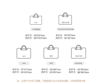 勿忘我 刺繡多功能旅行電腦包7