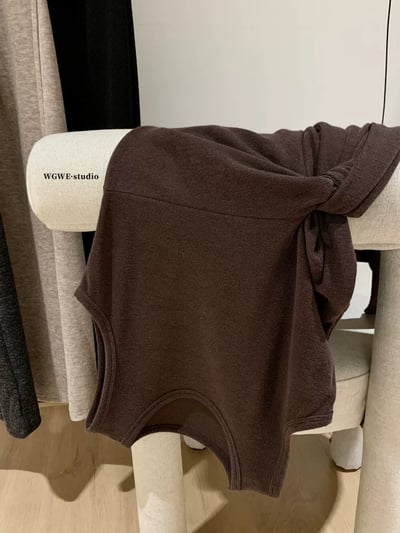 春夏｜極簡綁帶收腰無袖開叉連身裙6