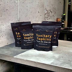 台灣  康朵涼感抑菌衛生棉  日用型8入隨身包24.5cm  10包組1