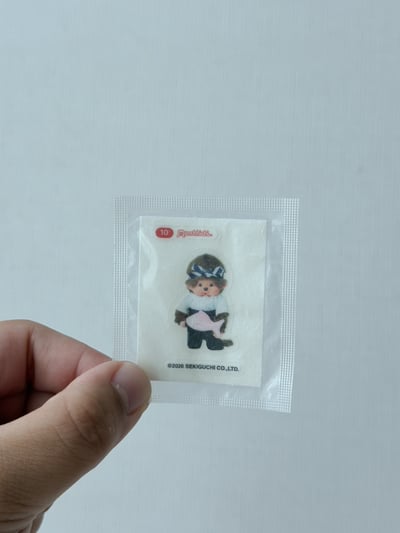 Monchhichi 蒙奇奇蘋果草莓 水果軟糖42g 附贈貼紙『8/31結單』4