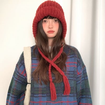 冬季必備保暖神器 冬天一定要擁有的一頂護耳毛線帽4