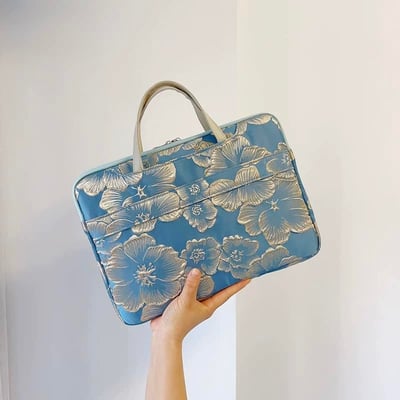 人間富貴花 刺繡牡丹多功能旅行電腦包3