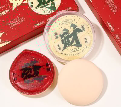 新年限定「發財粉撲」套盒 超軟不吃粉・乾濕兩用 服貼化妝海綿 2入組5