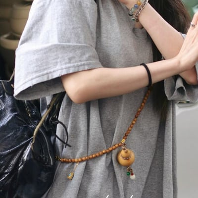 新中式葫蘆斜背串鏈 可背可掛的國風日常配件4