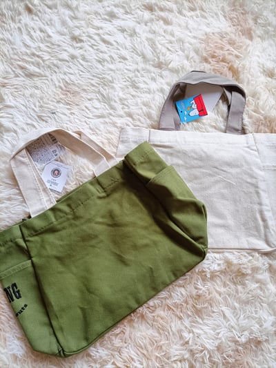 日本直送Snoopy帆布刺繡手提包  買一送一  現貨免運2