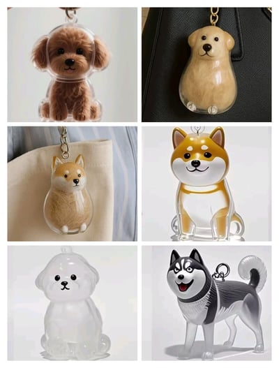 寶貝的毛球球   狗狗毛髮收集吊飾1