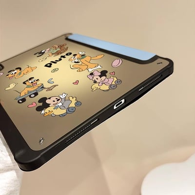 我愛布魯托 迪家布魯托狗背板鏡面iPad平板保護套6