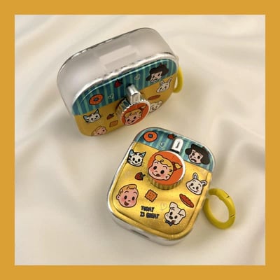 原田治可愛選轉鈕AirPods保護殼6