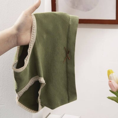 溫柔大地色系全包臀純棉內褲 5 件組5