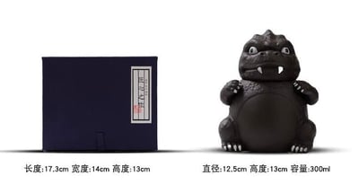 風鳴哥吉拉創意泡茶紫砂壺12