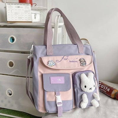 學生補習袋多功能手提帆布包11