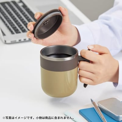 日本 雙層防燙 不鏽鋼密封保溫馬克杯 350ml（2入組／顏色隨機4