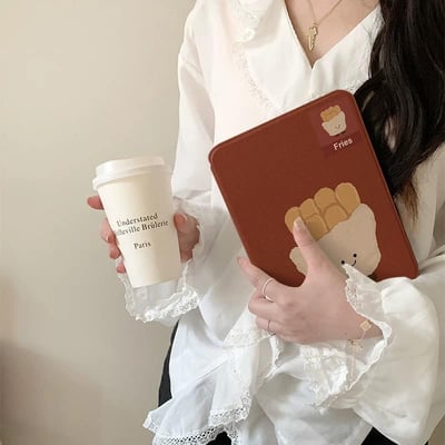 一包薯條 可愛薯條兒療癒系平板保護套3